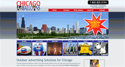 Desktop Screenshot of chicagoadvertisingballoons.com